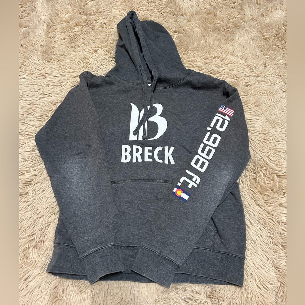 Colorado Breckenridge Hoodje Grey
